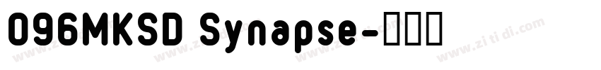 096MKSD Synapse字体转换